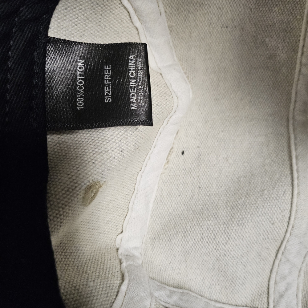 Neutral Beige Five-Panel Cap with Front Patch - Picture 8 of 9